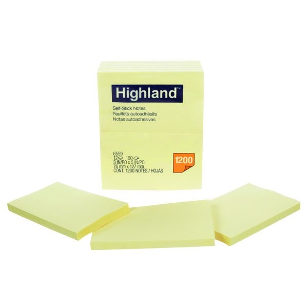 3M™ Highland™ Note Message Pads, 3