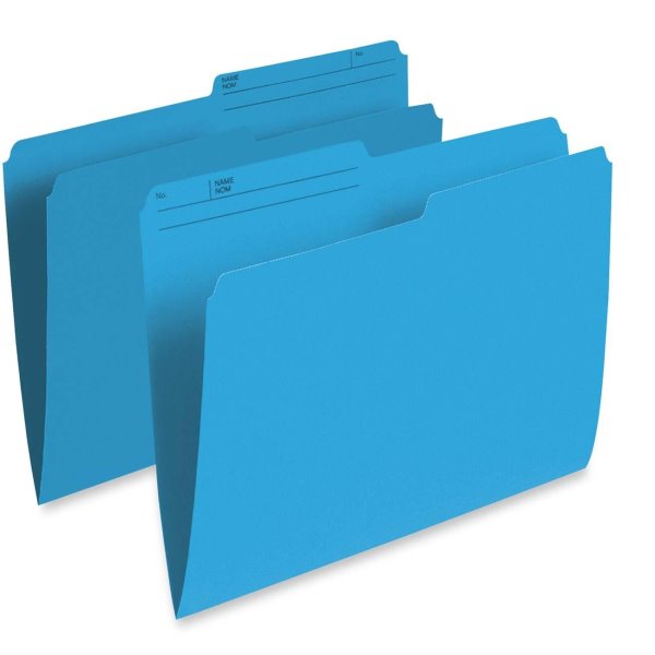 Pendaflex Coloured File Folders Letter, Blue