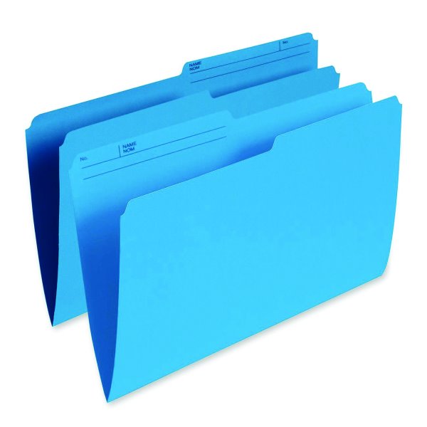 Blue Note Folder Pendaflex Coloured File Folders Legal, Blue