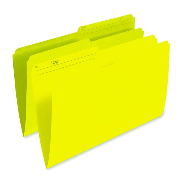 Pendaflex Coloured File Folders Legal, Yellow