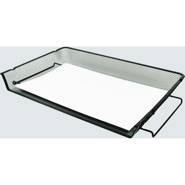 Mesh Stackable Legal Winnable Black Mesh Stackable Side Loading Legal Tray
