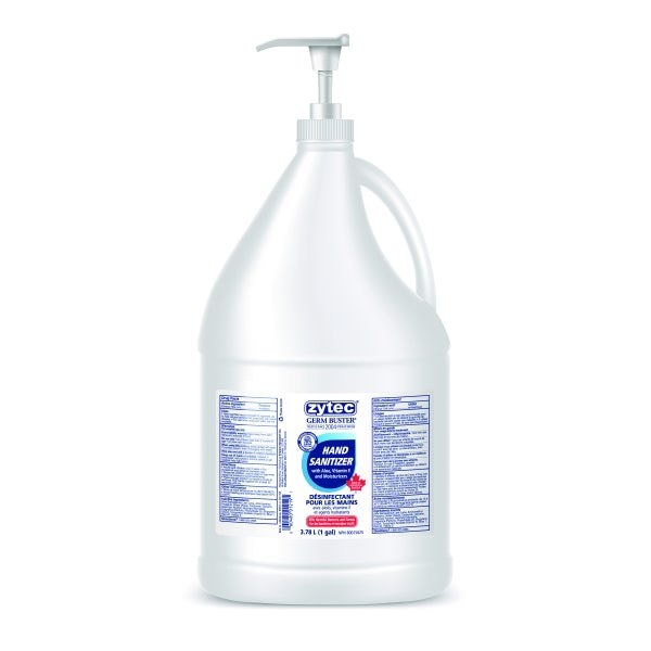Zytec® Germ Buster® Hand Sanitizer Pump, 3.78L